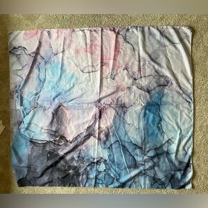 marbled pink purple blue tie dye college dorm room decor tapestry
